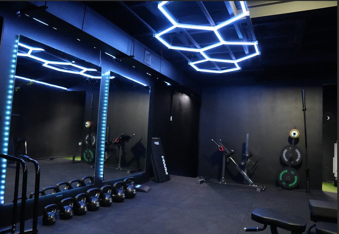 Sala de entrenamiento de fuerza de Method Lab en Providencia